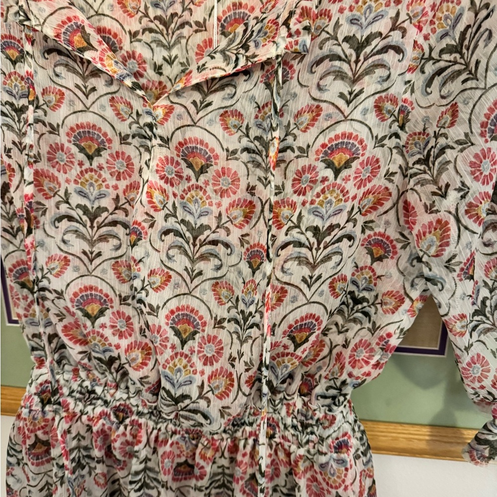 MISA Floral Ruffle Dress - Picture 2 of 4